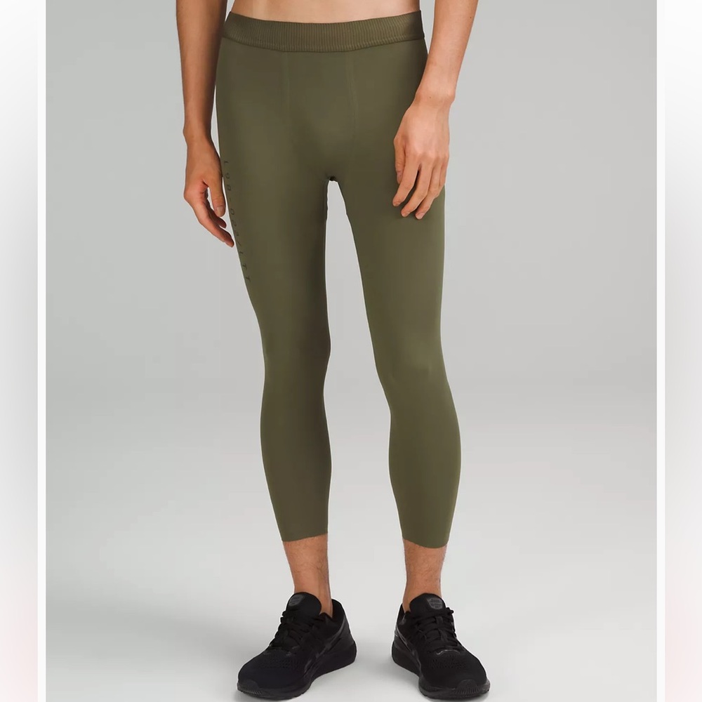 Lululemon License to Train Tight 21”, NWT Medium & XX-Large, Olive Green